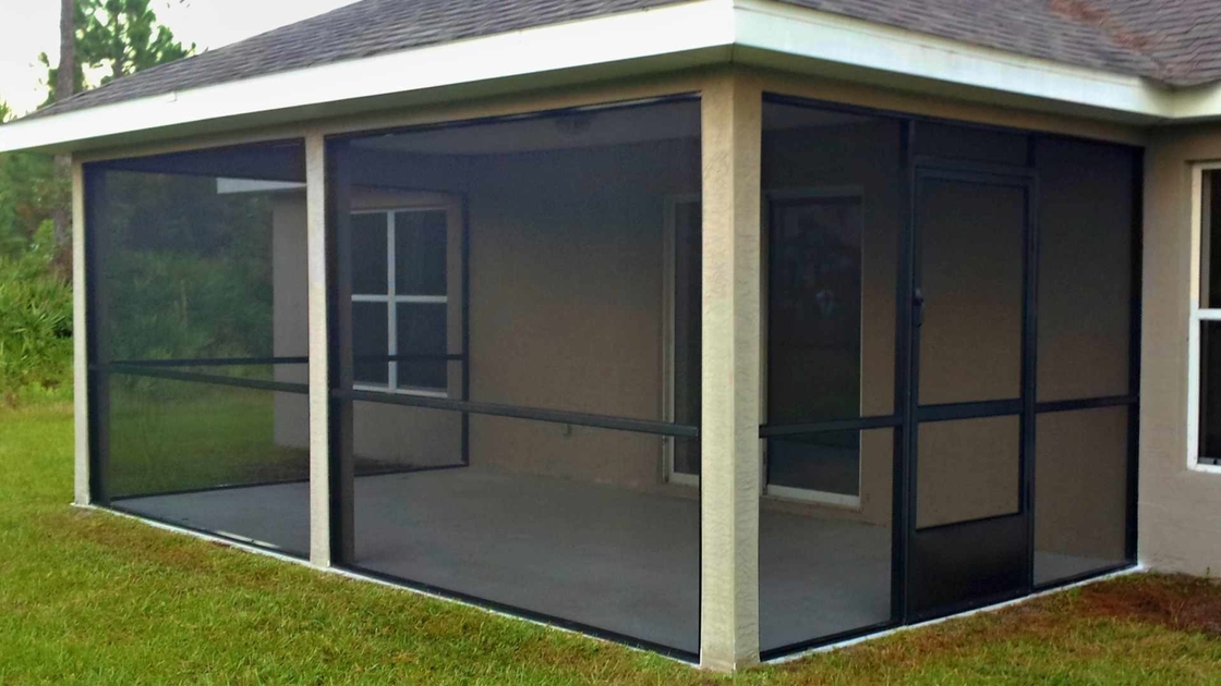 Protezione antiparassitaria per piscina e patio con schermo in fibra di vetro in carbone/pvc nero resistente agli UV