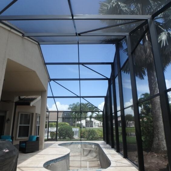 Piscine protette dai raggi UV in PVC e schermo per patio resistente ai parassiti Diametro del filo 0,33 mm Facile installazione