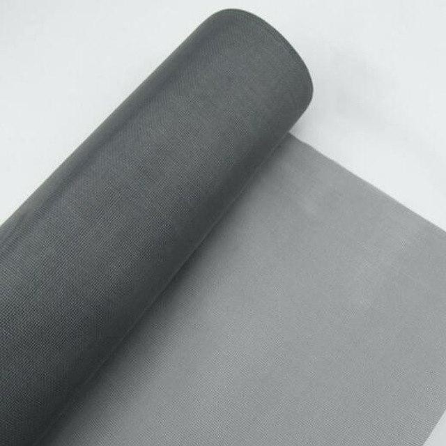 Schermo per patio in fibra di vetro in PVC a carbone con protezione UV, resistente ai parassiti.