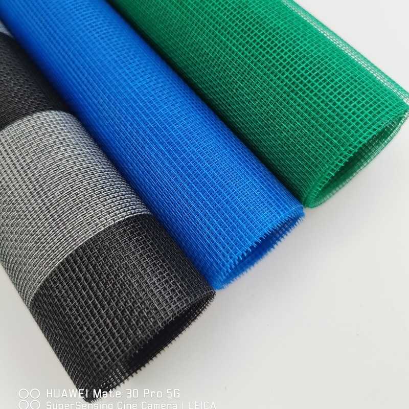 Tessuto di fibra di vetro resistente ai raggi UV per zanzare tessuto di tessuto semplice nero/grigio/bianco per una facile pulizia
