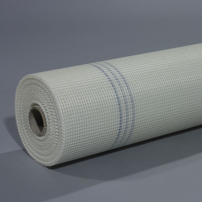 Rolla di rete di rinforzo in fibra di vetro robusta 50m-200m Lunghezza 4*4mm Apertura per supporto a parete
