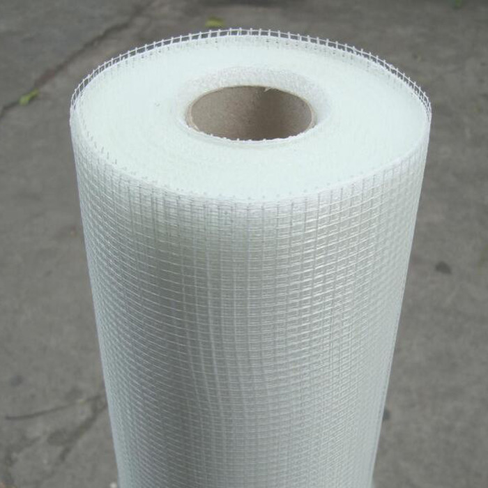 Maglia di vetro in fibra di vetro bianca C / tessuto di fibra di vetro per parete 50m-200m lunghezza resistenza all'acqua
