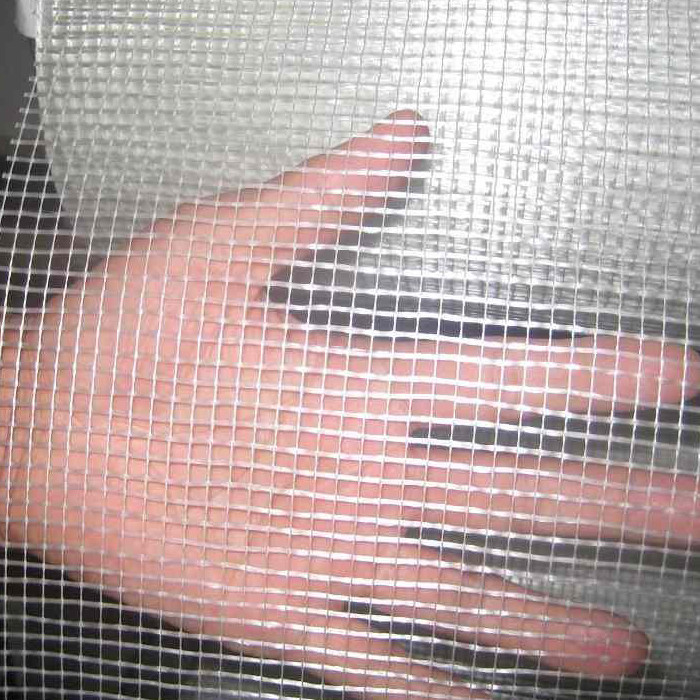Rollo di rete di fibra di vetro bianca quadrata 50m-200m resistente all'acqua per rinforzo di pareti
