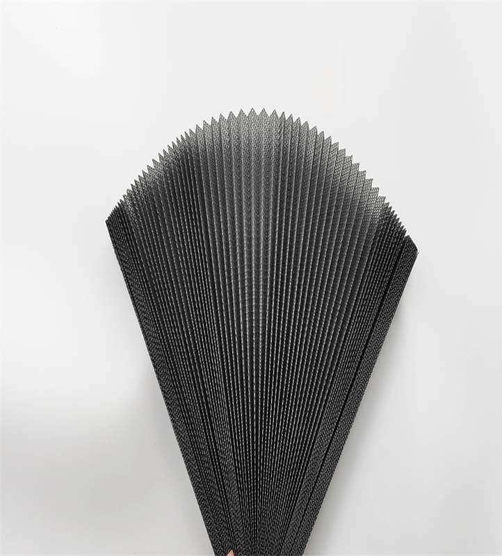 16 20 Mesh in fibra di vetro Plisse Insect Screen Fold 14-20 mm Per finestre / porte