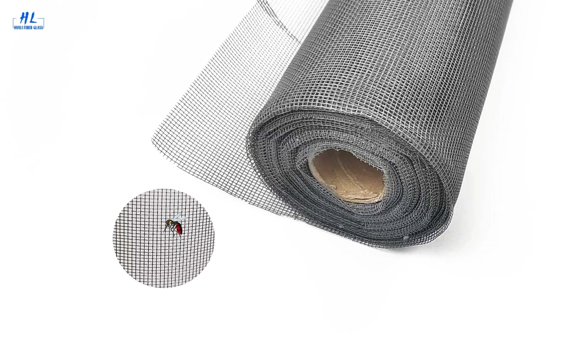 20x22 Fibra di vetro Fly Screen 0,3-3M Larghezza 0,25mm Diametro di filato 100g/m2 Peso standard