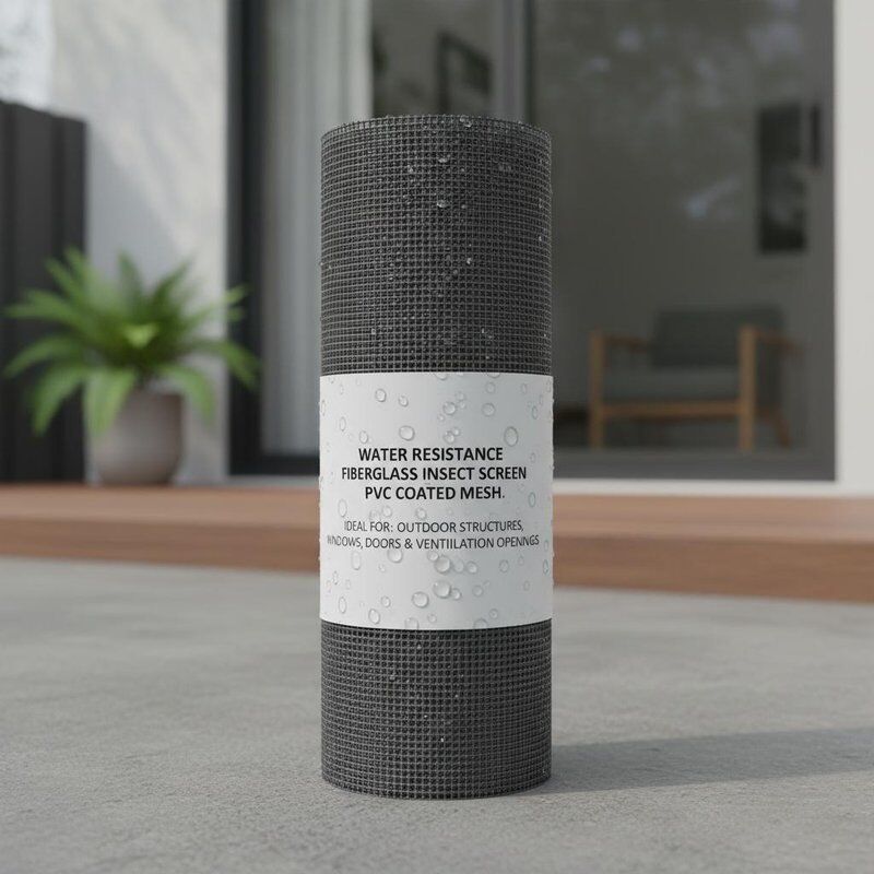 Zanzariera in fibra di vetro resistente all'acqua, rete rivestita in PVC, ideale per strutture esterne, finestre, porte e aperture di ventilazione