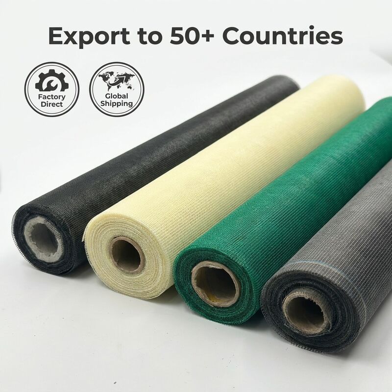 Fibra di vetro Insect Screen Mesh Dimensione 18x16 Inch 18x14 Inch Anti-Mosquito Roll per Windows ¢ Forte Insect Net, Contractor Prefered, Custom Width & Length