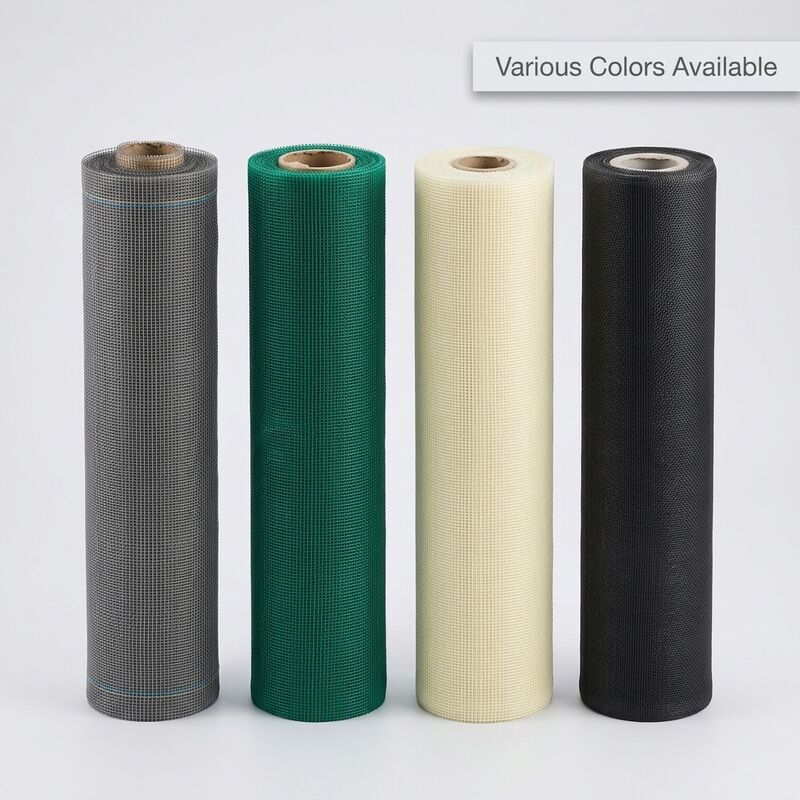 Rollo di maglia di sostituzione di schermo per finestre    Fibra di vetro resistente, dimensioni personalizzabili per porte di patio, ingrosso edilizio