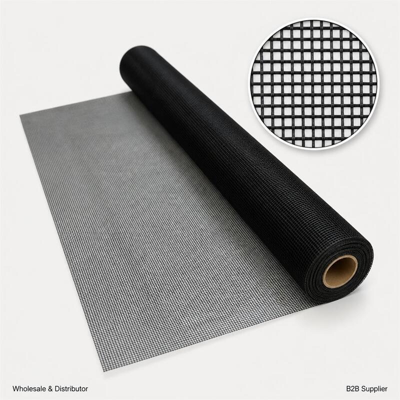 TESSUTO RETINATO IN FIBRA DI VETRO NERO 80G, RESISTENTE, 14X14 MAGLIE, PER FINESTRE, ZANZARIERA PER FINESTRE DEL SOGGIORNO