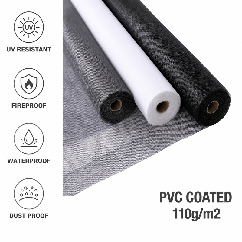 Forte capacità produttiva 24x24 Mesh Non-Tossico e Sicuro Protezione UV Zanzariera per Finestre Zanzariera in Fibra di Vetro Zanzariera Elegante