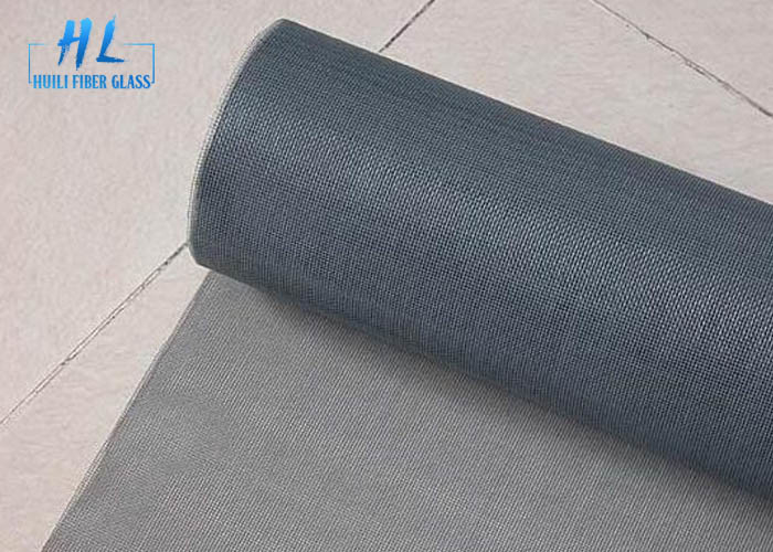 Colore grigio rivestito del PVC dello schermo dell'insetto della vetroresina 18*16 con lungamente facendo uso di vita