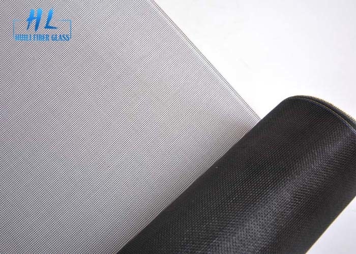 Zanzariera rivestita della vetroresina del PVC di colore del nero 17*14 per l'impedimento degli insetti