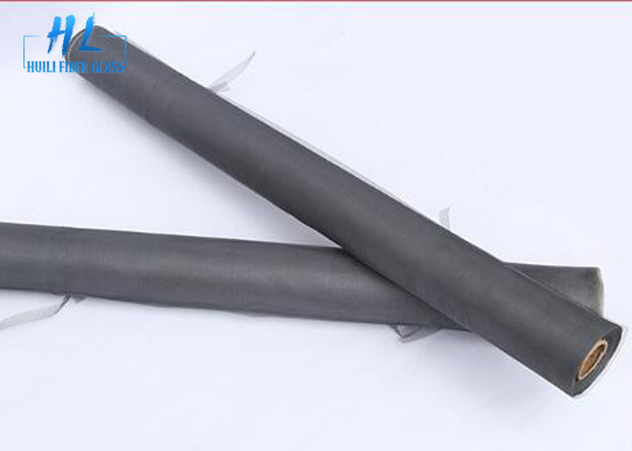 Zanzariera rivestita della vetroresina del PVC di colore del nero 17*14 per l'impedimento degli insetti