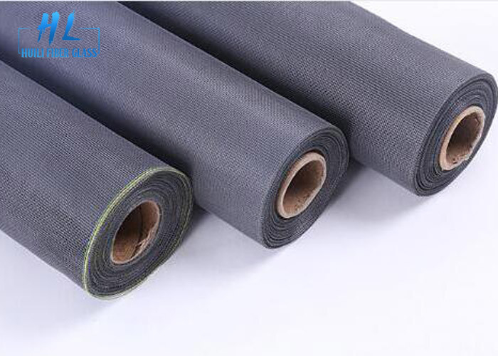 Zanzariera rivestita della vetroresina del PVC di colore del nero 17*14 per l'impedimento degli insetti