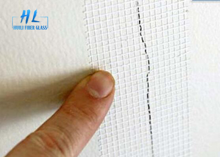 50m Single-Sided Self-Adhesive Fiberglass Mesh Tape per la resistenza Resistente al calore Resistente agli alcali