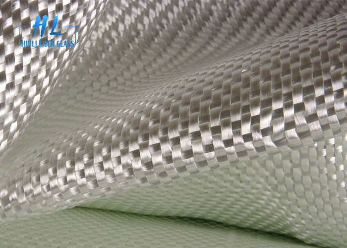 Vetro E rivestito in silicio 200 gm Tessuto in fibra di vetro bianco in rotoli di tessuto semplice per applicazioni industriali