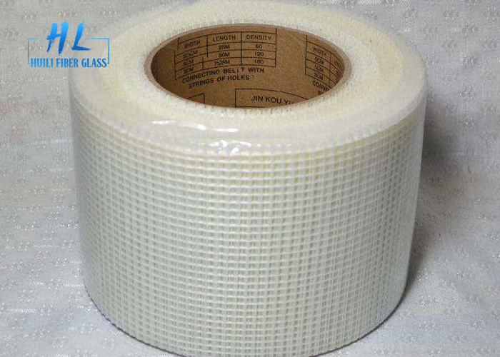 colore bianco del nastro autoadesivo della vetroresina di 60g 3*3mm per la riparazione delle crepe della parete