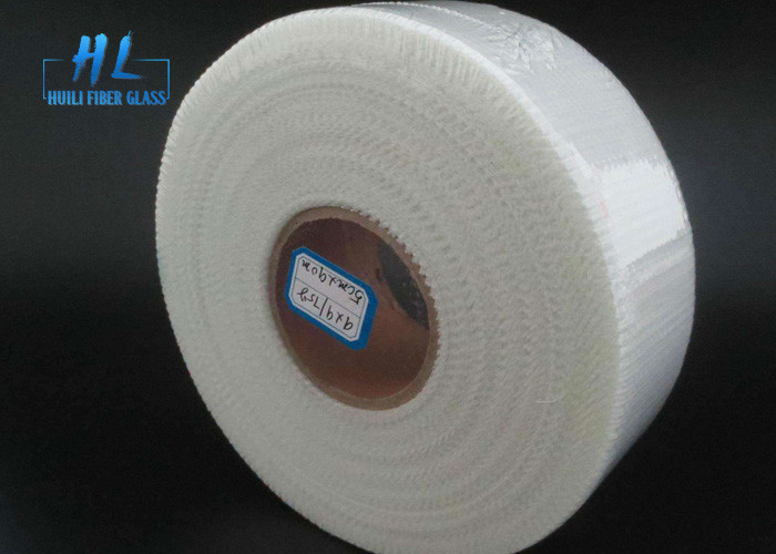 colore bianco del nastro autoadesivo della vetroresina di 60g 3*3mm per la riparazione delle crepe della parete