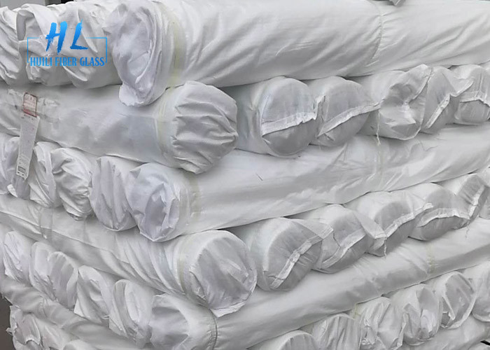 Tissu in fibra di vetro rivestito in silicio e vetro bianco con resistenza alla trazione di 2000N/5cm