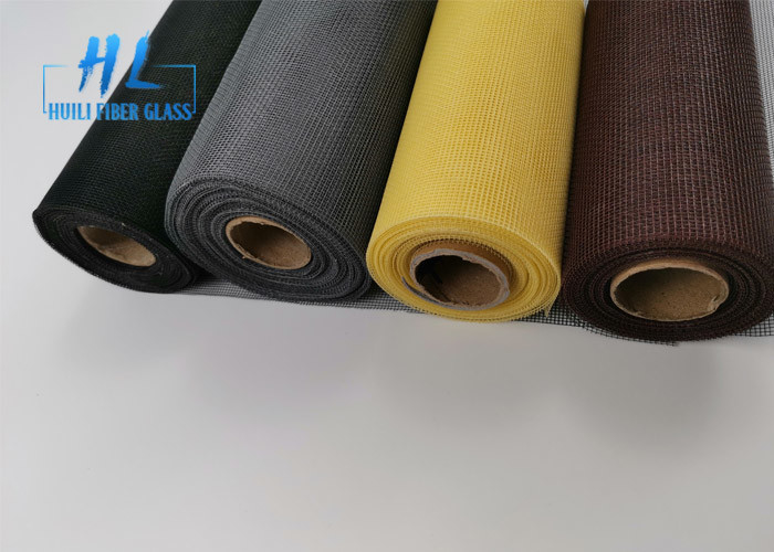 Zanzariera rivestita della vetroresina del PVC di colore dell'avorio 17*14 per Windows