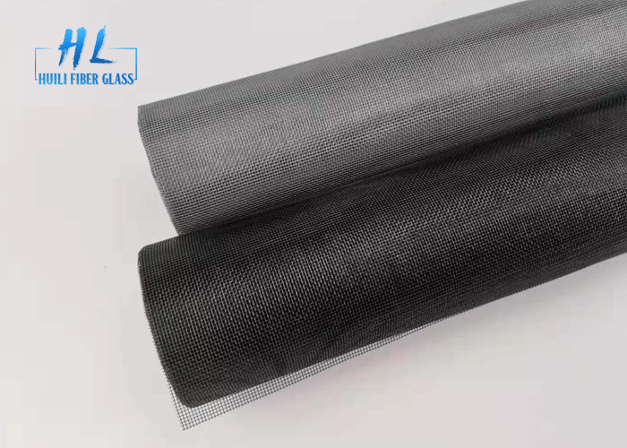 Maglia gialla grigia della zanzariera della vetroresina del nero della maglia 18*16 per le porte