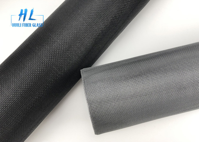 il PVC di 48ft*100ft ha ricoperto il colore 18*16 del nero della maglia della zanzara della vetroresina 105g