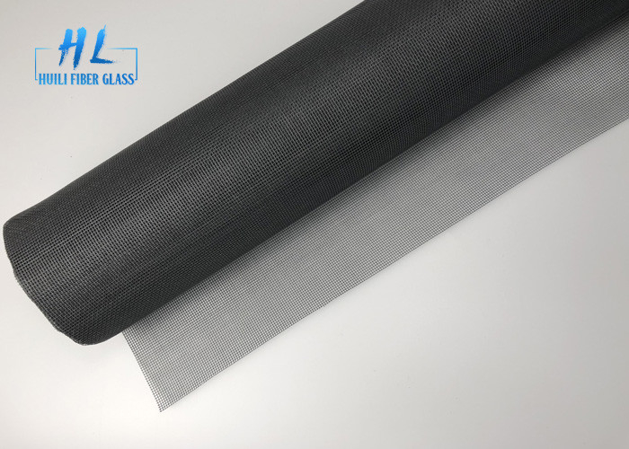 il PVC di 48ft*100ft ha ricoperto il colore 18*16 del nero della maglia della zanzara della vetroresina 105g