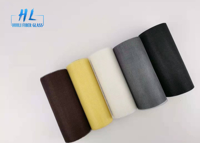 Il PVC ha ricoperto la maglia nera resistente al fuoco della zanzara della vetroresina di colore per impedire