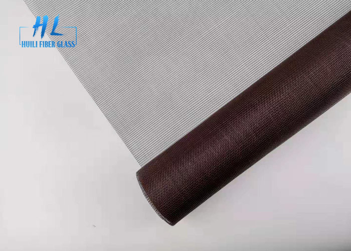 Fibra di vetro resistente al fuoco schermo a mosca Chiusura gancio schermo UV resistente alla polvere per finestre / porte