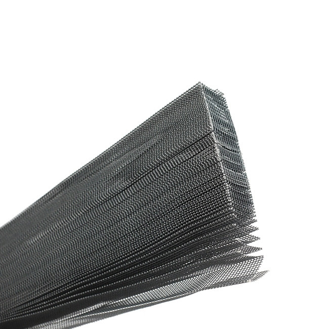maglia pieghettata zanzara piegante dello schermo della finestra del poliestere di colore di Grey di 8ft 9ft