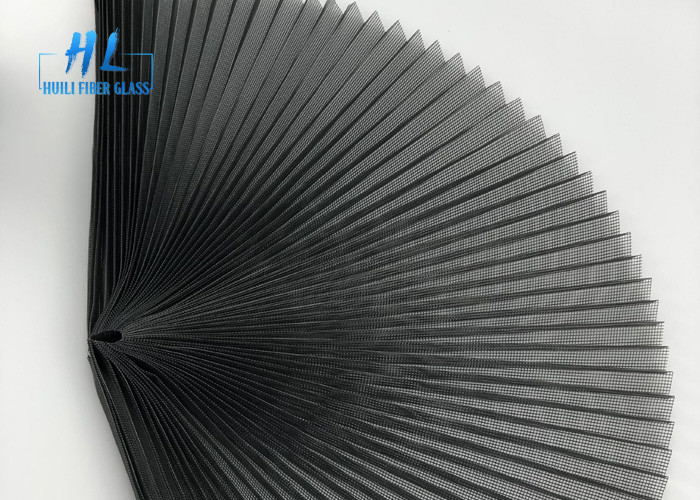 Grey schermo 75g/m2 dell'insetto del pieghettato del poliestere del rotolo 16mm di 30m x di 2.4m di peso