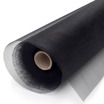 6ft-9ft lunghezza carbone di legna PVC fibra di vetro Insect Screen Roll con 0,33mm diametro del filo facile da installare