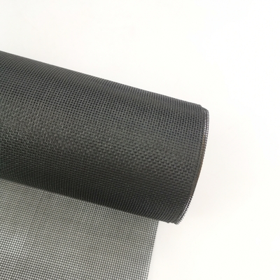 280 g/m2 Rotolo di schermo a maglia in PET nero o grigio larghezza 1-3 m, lunghezza da 30 m a 100 m