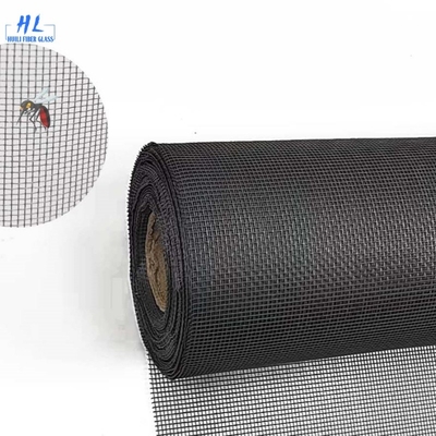 15m Maglia Dimensione in fibra di vetro Personalizzabile Insect Screen Colore Nero