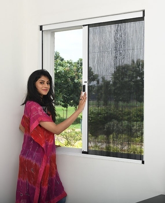 Installazione a taglio Plisse Insect Screen Folding Net For Door