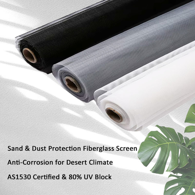 Alta resistenza alla trazione 800N Mosquito Mesh in fibra di vetro con PVC rivestito in colore arancione e blu