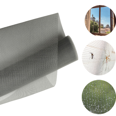 Zanzariera in fibra di vetro 22*22 personalizzabile con rivestimento giallo, diametro del filo 0,28 mm e larghezza 1,2 m