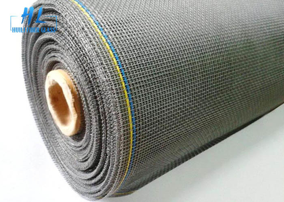 Colore grigio rivestito del PVC dello schermo dell'insetto della vetroresina 18*16 con lungamente facendo uso di vita