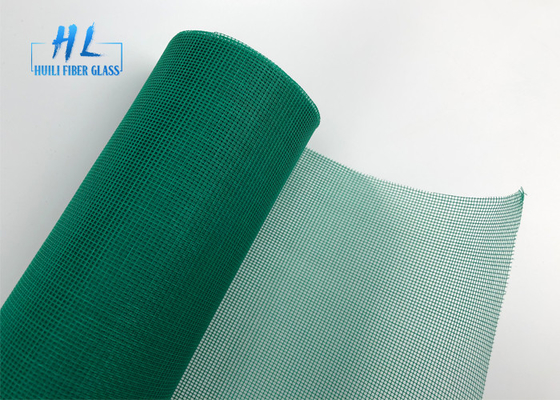 120g Fiberglass Fly Screen con nastro di tessitura semplice 0,25mm Trattamento termico di impostazione del filo