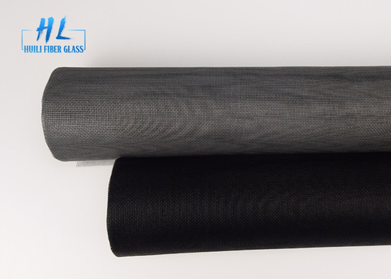 Tela di moscerino in fibra di vetro in tessuto semplice grigio disponibile OEM Forma di buco quadrato