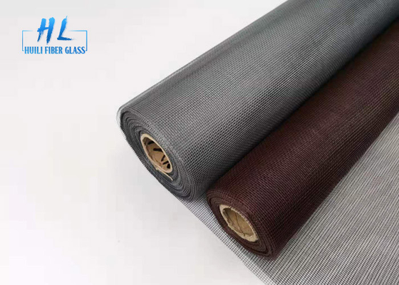 il PVC grigio di 18*16 110g ha ricoperto lo schermo della mosca della vetroresina per l'impedimento degli insetti