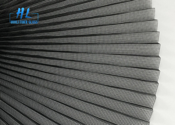 Grey pieghettato 2.5m*30m pp dello schermo della sostituzione della vetroresina del pieghettato della maglia 16mm