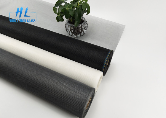 Maggiore larghezza 3,0 m Tessuto in fibra di vetro reticolato 18*16 reticolato 0,011 pollici impermeabile impermeabile nero grigio bianco