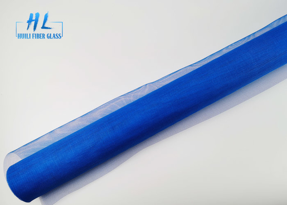 Rete di moscerini in fibra di vetro resistente al fuoco e rivestita in PVC con fori quadrati